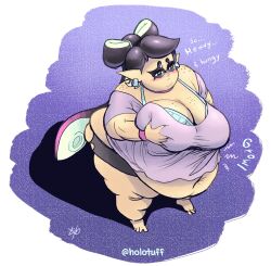 bbw belly big_ass big_belly big_breasts blush breasts callie_(splatoon) chubby chubby_cheeks chubby_female curvy dialogue fat fat_ass fat_belly fat_butt fat_folds fat_rolls fat_thighs fat_woman female growling heart holotuff huge_ass huge_belly huge_breasts huge_thighs hyper_ass hyper_belly hyper_breasts hyper_thighs large_ass large_belly large_breasts large_thighs morbidly_obese morbidly_obese_female obese obese_female overweight overweight_female ripped_clothing splatoon ssbbw stomach_noises text thick_arms thick_thighs tight_clothing