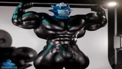 3d animated bara blender buff dragon flexing flexing_arms flexing_bicep flexing_both_biceps furry gay grow grower growing growing_bulge growing_penis growth latex latex_suit longer_than_30_seconds male male_only moaning mp4 muscles nighdruth_(character) nighdruthanimations nnn no_nut_november sound sound_effects sweat sweaty tagme tight_clothing tight_fit video voice_acted