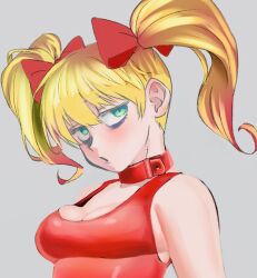 1girls blonde_hair breasts cleavage effie_(street_fighter) female female_only fully_clothed samutora_mike solo street_fighter