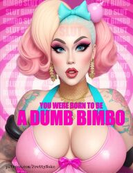 ai_generated bimbo bimbo_body bimbo_lips bimbofication bimbofied feminine_male feminization hypnosis patreon_url prettyneko sissification sissy sissyfication