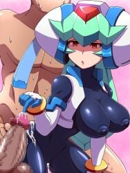 cock dick erect_penis mega_man mega_man_x_dive mega_man_zx noburockman pandora_(mega_man) penis tagme