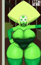 1girls alien alien_girl alien_humanoid ass athletic athletic_female big_ass big_breasts bottom_heavy breasts bust busty cartoon_network chest cleavage curvaceous curvy curvy_figure dakkii digital_media_(artwork) eyebrows eyelashes eyes female female_focus fit fit_female gem_(species) green-skinned_female green_body green_skin hair hips hourglass_figure huge_ass huge_breasts humanoid large_ass large_breasts legs lips mature mature_female peridot_(steven_universe) slim_waist steven_universe thick thick_hips thick_legs thick_thighs thighs top_heavy top_heavy_breasts upper_body voluptuous voluptuous_female waist wide_hips