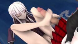 1futa 1girls 3d 3d_(artwork) 3d_animation animated balls ballsack barefoot big_balls big_penis blowjob broken_rape_victim clothed_sex danganronpa dickgirl doggy_style face_fucking feet foot_fetish footjob full_nelson full_nelson_(legs_held) full_nelson_vaginal futa_on_female futanari girthy_penis hand_on_another's_head hand_on_head junko_enoshima kirigiri_kyouko lera_sfm_(artist) longer_than_one_minute looking_up_at_partner no_sound panties penis penis_in_pussy pink_hair purple_eyes rape school_uniform sfm skirt soles source_filmmaker tagme toes twintails two-footed_footjob vaginal_penetration video white_hair