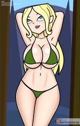 bankaipacay blonde_hair breasts cartoon_network dawn_(tdi) female female_only outside solo tagme total_drama:_revenge_of_the_island total_drama_island