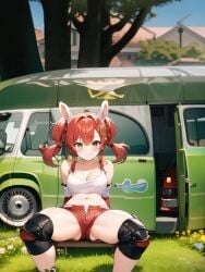 breasts legs open_eyes puto rabbit red_hair sansivt