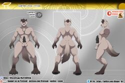 animal_genitalia balls bungie canid canine carter_(disambiguation) comic destiny destiny_(game) destiny_2 fireteam_epsilon fox genitals ghost_(destiny) guardian_(destiny) hi_res lucky_(ghost) male mammal model_sheet nsfw patreon_reward penis sheath titan_(destiny) video_games