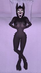 anthro bed black_fur glowing_eyes horror scp-1471 scp_foundation solo