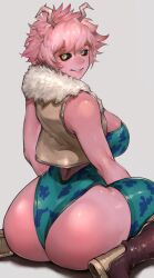 1girls ass big_breasts big_butt bimbo black_sclera boku_no_hero_academia breasts bubble_butt busty butt butt_focus fat_ass female female_focus female_only hero_outfit_(mha) heroine huge_breasts huge_butt ibuo large_butt leotard mina_ashido my_hero_academia pink_hair pink_skin solo solo_female solo_focus teenager thick_butt thick_thighs thighhighs thighs thong thong_leotard yellow_eyes