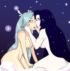 cookie_run moonlight_cookie red_thing sea_fairy_cookie tagme wholesome yuri