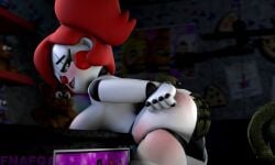 1girls 3d 3d_(artwork) animatronic baby_(fnafsl) breasts circus_baby circus_baby_(fnaf) curvy curvy_body curvy_female curvy_figure digital_media_(artwork) duo female five_nights_at_freddy's five_nights_at_freddy's:_sister_location five_nights_at_freddy's_3 fnaf fnafgamern genitals hair hi_res humanoid machine male male/female not_furry nude penis pigtails red_hair robot robot_girl robot_humanoid scottgames sister_location so87baby springtrap springtrap_(fnaf) summer_of_87_baby white_body white_skin