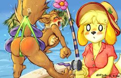 isabelle (animal crossing) from animal crossing by frist44