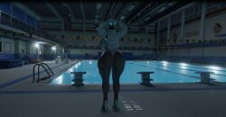 3d ass ass big_ass big_butt female haydee haydee_(game) petru pool robot robot_girl swimming_pool thick_ass thick_thighs