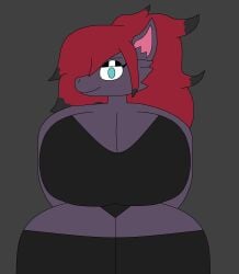 big_breasts breasts huge_breasts muffyhecc_(character) pokémon_(species) pokemon pokemon_(species) thatsimpyguy thick_thighs wide_hips zoroark