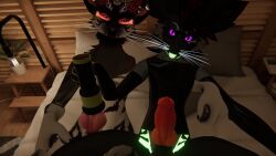 3d animal_genitalia animal_genitals animal_penis anthro anthro_only balls canid canine canine_genitalia canine_genitals canine_penis erect erect_penis erection fur furry furry_only knot male male_only penis rexouium trotq vaquero vr_media vrchat vrchat_avatar