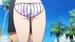 2girls animated ass_focus beach big_ass big_butt bikini go-toubun_no_hanayome nakano_miku nakano_nino official_art screencap