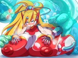 ciel_(mega_man) mega_man mega_man_x_dive mega_man_zero noburockman rainbow_devil tagme