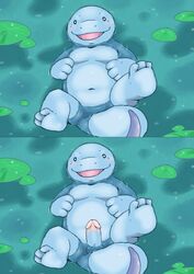 balls erection male male_only nintendo penis pokemon pokephilia quagsire scalie slugsdog solo video_games water