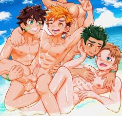 abs armpit armpits beach camp_buddy cum cum_blast cum_in_ass cumming gay gay_domination gay_sex guinneson hiro_akiba keitaro_nagame nsfw sweat sweaty sweaty_armpits sweaty_body yaoi