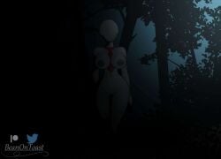 beanontoast big_breasts creepypasta female fully_nude grey_body no_face rule_63 slenderman slenderwoman