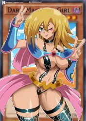 dark magician girl from yu-gi-oh! by loquillo