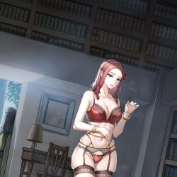 1girls ai_generated condemned_darklord condemned_maiden female lingerie yu-gi-oh!