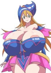 1girls breast_expansion dark_magician_girl duel_monster female r19r19r19r yu-gi-oh!