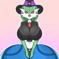 ass_bigger_than_head big_breasts breasts gardevoir generation_3_pokemon huge_ass huge_breasts huge_hips pokémon_(species) pokemon pokemon_(species) polyankochka thick_thighs vanessa_(zer0264) wide_hips