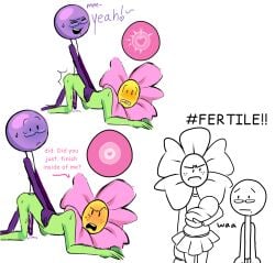 animate_inanimate anthro battle_for_dream_island breeding cum dickgirl dickgirl/female flower flower_(bfdi) flowerpop futa impregnation insemination lollipop lollipop_(bfdi) object_shows princessbb sex