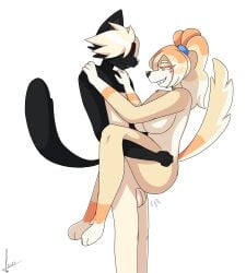 anthro bluey_(series) canid canine female frisky_(bluey) male samirachuni