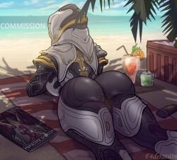 1girls 2d 2d_(artwork) ass big_ass breasts bubble_butt english_text f4derati0n_(artist) harrow_(warframe) hips huge_ass khora khora_(warframe) large_ass looking_back medium_breasts outdoors panties solo solo_female text thick_ass thick_thighs thighs warframe wide_hips wisp_(warframe)