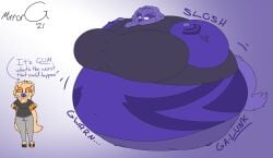 about_to_burst arcanine big_belly big_breast blueberry_inflation bulging_eyes bursting dazed explosion female inflation leaking mirrorgs moaning permanent pokemon pokemon_(species) ready_to_pop spherical_inflation sunken_head sunken_limbs swelling tagme thick_thighs wide_hips