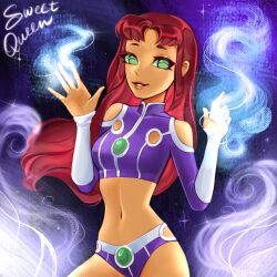 cute dc female female_only sfw starfire starfire_(teen_titans) sweet_queen teen_titans