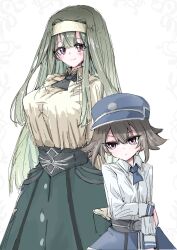 2girls duel_monster exosister_irene exosister_sophia exosisters female nun size_difference yu-gi-oh!