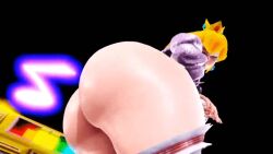 3d animated huge_ass mario_(series) prevence princess_peach twerking