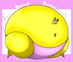 1girls big_breasts breasts female female_only five_nights_at_freddy's huge_breasts monobutt morbidly_obese morbidly_obese_female puffster3 solo thick_thighs toy_chica_(fnaf) wide_hips