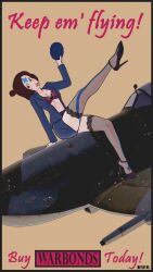 1girls air_nomad airbender_tattoo avatar_legends breakwater_ridge english_text female jinora pinup pose retro_artstyle text the_legend_of_korra vintage wallpaper