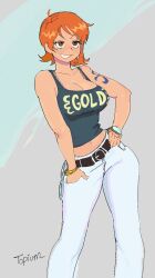 nami (one piece) from long ring long land by topium