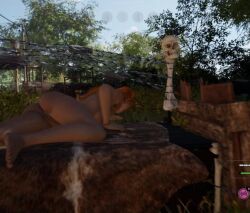 1girls artist_request breasts connie_taylor ex_game_mod female naked nipples nude only_female pussy shirtless tcm texas_chainsaw_massacre texas_chainsaw_massacre_game topless