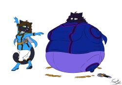 anthro big_breasts blueberry_inflation breasts female frisk_lk furry inflation sunken_head sunken_limbs tagme thick_thighs wide_hips