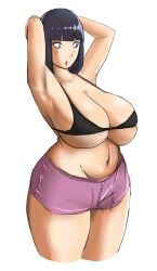 1girls armpit_crease armpit_fetish armpits arms_behind_head arms_up bbw bikini bikini_top black_bikini black_bikini_top black_bra black_underwear blue_hair blush bob_cut booty_shorts boruto:_naruto_next_generations boruto:_two_blue_vortex bra busty child_bearing_hips chubby chubby_female cleavage curvaceous curvy curvy_body curvy_female curvy_figure curvy_hips female female_focus female_only hi_res high_resolution highres hinata_hyuuga hips huge_breasts hyuuga_hinata inner_sideboob large_breasts lips lipstick looking_at_viewer makeup mature mature_female mature_milf mature_tomboy medium_hair micro_bikini milf minishorts naruto naruto_(series) open_mouth oppai panarandom parted_lips pink_lips pink_lipstick pinup pose posing pyjamas short_shorts shorts shoulder_length_hair shounen_jump shueisha sideboob solo solo_female solo_focus standing thick_thighs thighs tomboy tomboy_milf underboob underwear very_high_resolution voluptuous voluptuous_female weekly_shonen_jump white_background wide_hips