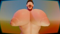 3d 3d_model bill_andersen huge_pecs inside_out inside_out_2 psbaradungeon