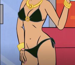 bikini black_bikini bracelet head_out_of_frame mother_up! rudi_wilson screencap swimsuit