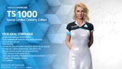 3d android blonde_hair celebrity clothed detroit:_become_human otacon212 robot robot_girl robot_humanoid sex_doll taylor_swift