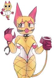 breasts breasts cat_ears dandy's_world dandys_world feline scraps_(dandy's_world)