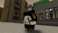 angry_expression bank big_breasts big_butt buildings da_hood murder_drones roblox thicc_thighs