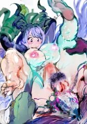 big_penis blue_hair boku_no_hero_academia confusion enjoying exposed_breasts exposed_nipples feet fingers grabbing grabbing_leg hairy_pussy hero_outfit_(mha) idlecil idlecum inverted_nipples labia_majora legs_apart legs_up light-skinned_male mind_break my_hero_academia nejire_hado nipple_outline nomu nude_male penetration pink_nipples pussy pussy_hair rape ripped_bodysuit suit thick_thighs vaginal_penetration vaginal_sex