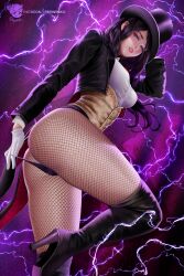 1girl 1girls 2020 2020s 2d 2d_(artwork) butt_focus dc dc_comics female female_only prywinko zatanna