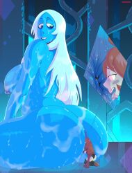 2girls anilingus anus ass ass_on_face ass_sniffing ass_worship asshole big_ass big_breasts blue_body blue_diamond_(steven_universe) blue_skin blush blush_stickers breasts bubble_butt cartoon_network diamond_authority female femdom gem_(species) giantess huge_ass huge_breasts larger_female multiple_girls naughty_face rimjob rimming size_difference smaller_female sniffing_ass steven_universe valavari yuri