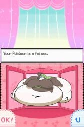 animated big_breasts breasts fat hyper_fat kirbypaintbrush meloetta overweight overweight_female pokemon