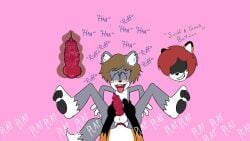 1boy 1futa ahe_gao ahegao anal anal_sex anthro barbed_penis barking blue_eyes brown_hair canine_penis christian_(oc) crying english_dialogue fox_ears fox_girl furry futa_only futanari good_boy hands_on_hips jones_boi jonesbo50034805 knotted_penis knotting nancy_lew_(oc) paws red_hair rolling_eyes sex simple_background tears_in_eyes tongue tongue_out wolf_boy wolf_ears wolf_tail x-ray